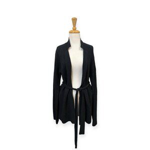 ATM Anthony Thomas Melillo Wool Cashmere Black Cardigan Size M Medium